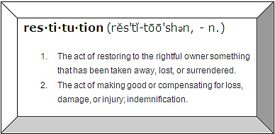 Restitution Definition